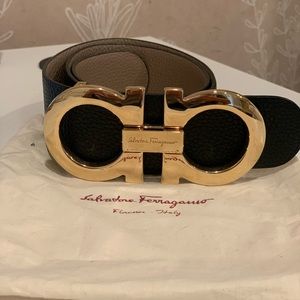 Salvatore Ferragamo Two Tone Belt